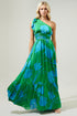 Seamoss Floral Bayou One Shoulder Maxi Dress